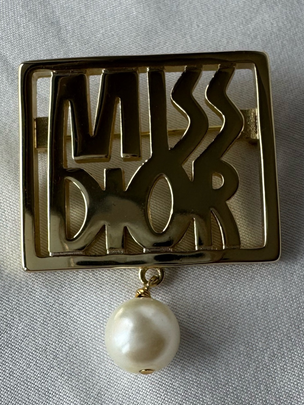 Miss Dior Brooch Gold Plated
